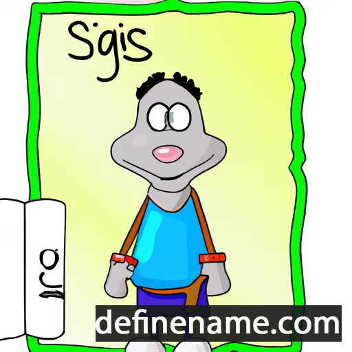 cartoon of the name Sigis