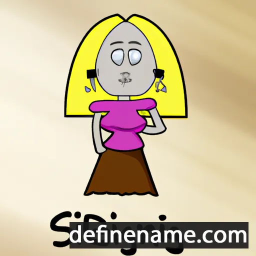 cartoon of the name Siglind