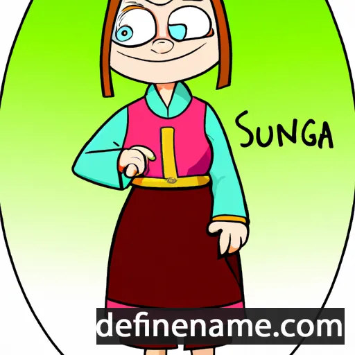 cartoon of the name Sigmunda