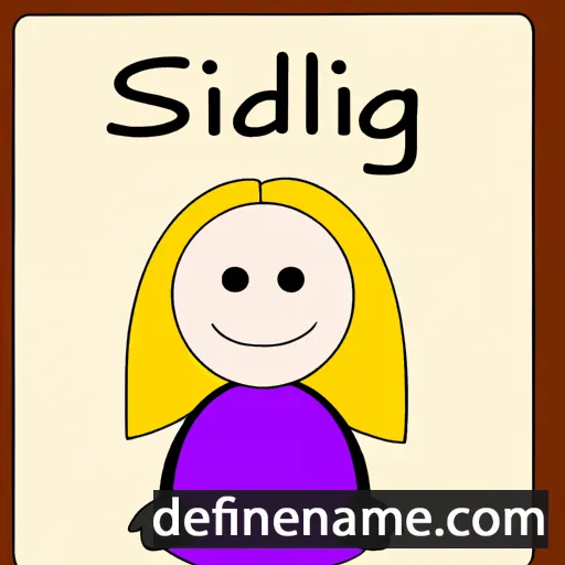 cartoon of the name Signhild