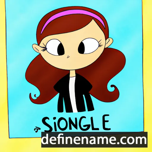 cartoon of the name Sigolène