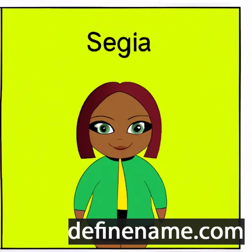 cartoon of the name Sigolena