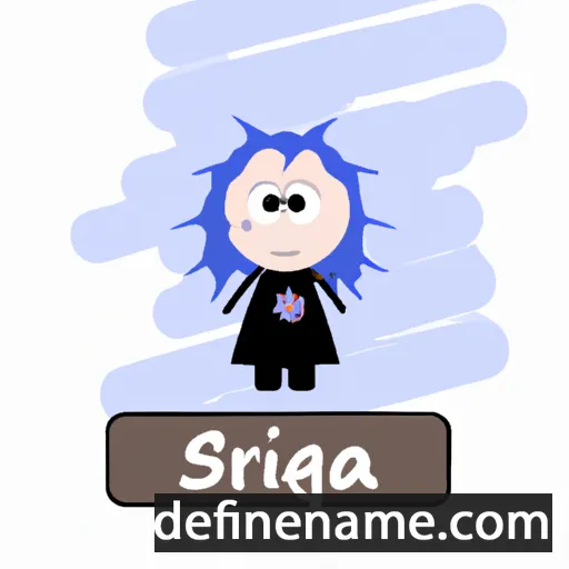 cartoon of the name Sigrdrífa