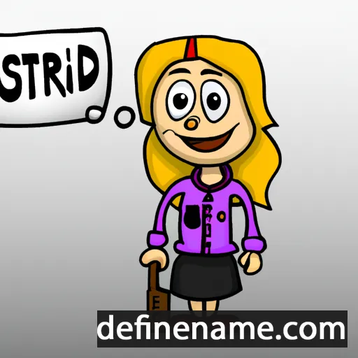 cartoon of the name Sigrida