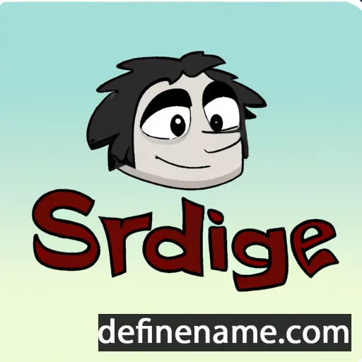 cartoon of the name Sigride