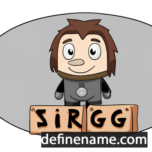 cartoon of the name Sigþorðr