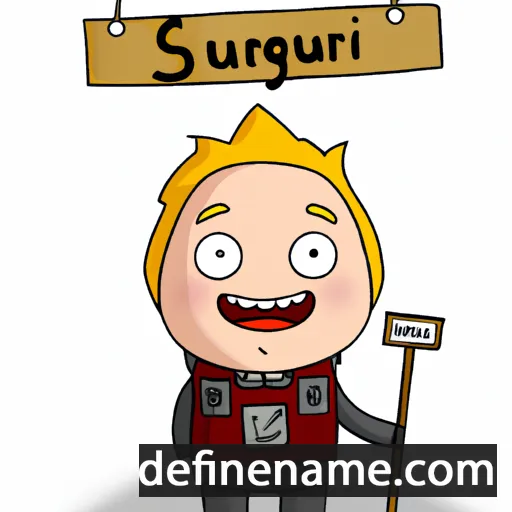 cartoon of the name Sigþrúðr