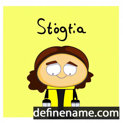 cartoon of the name Sigtona