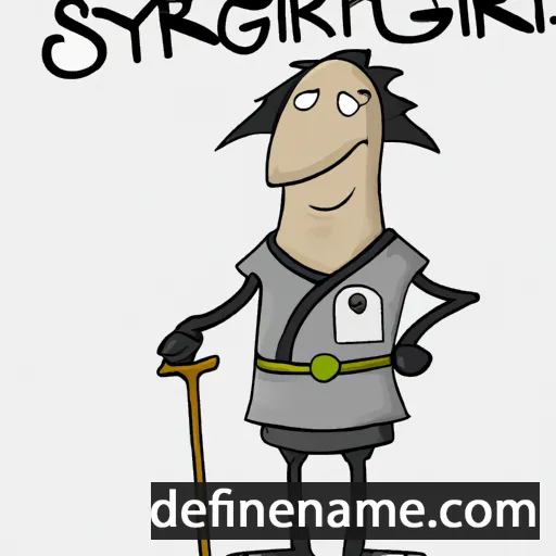 cartoon of the name Sigtryggr