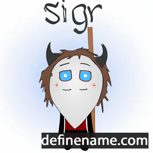 cartoon of the name Sigtýr