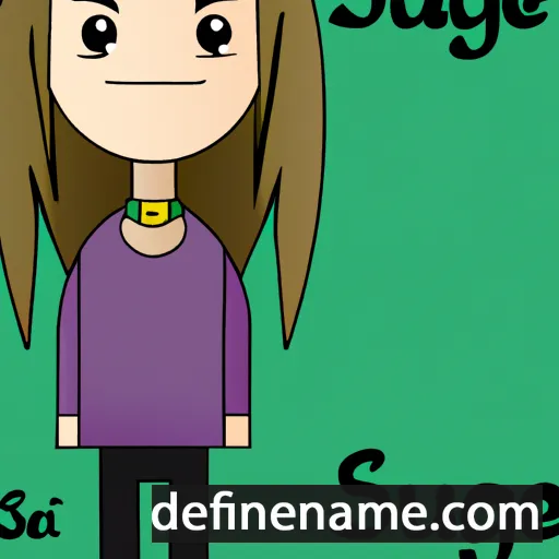 cartoon of the name Sigune