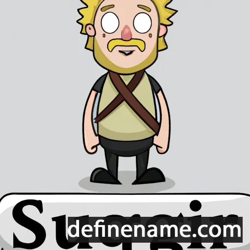 cartoon of the name Sigurgeir