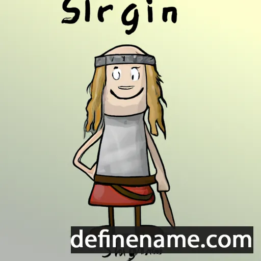 Sigurlinn cartoon