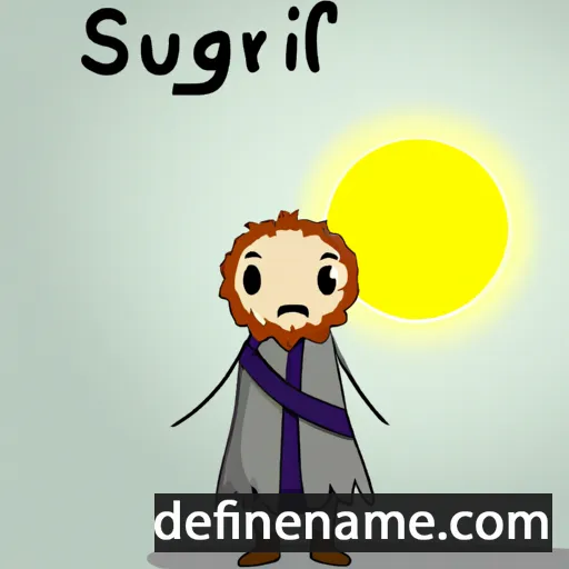 cartoon of the name Sigursól