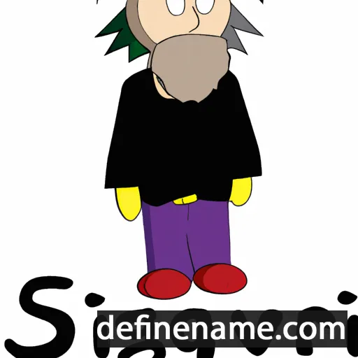 cartoon of the name Sigvart