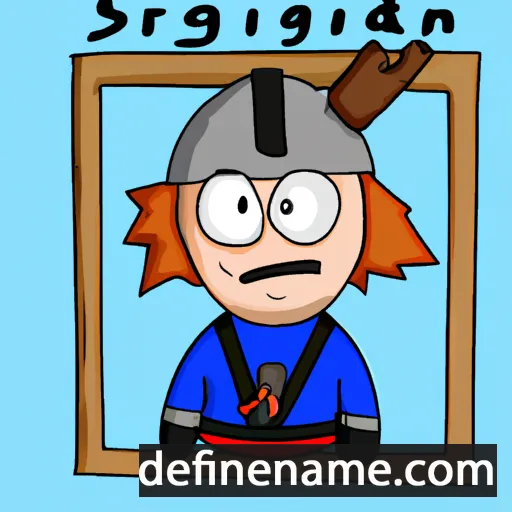 Sigvarður cartoon