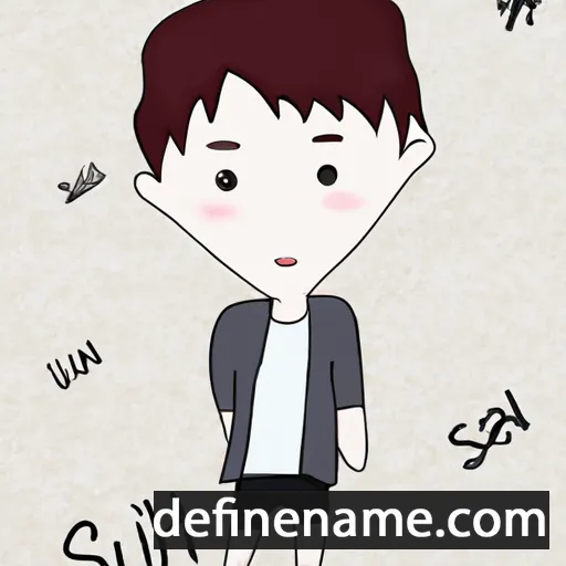 Sihyun cartoon