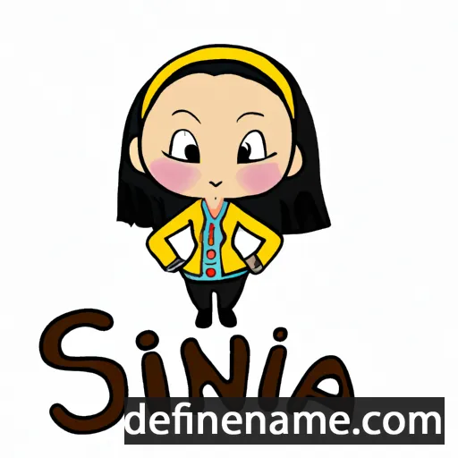 cartoon of the name Siinná