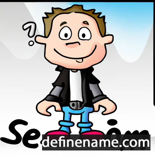 cartoon of the name Sijmen