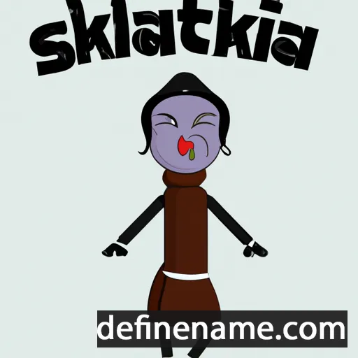 Sikallutta cartoon