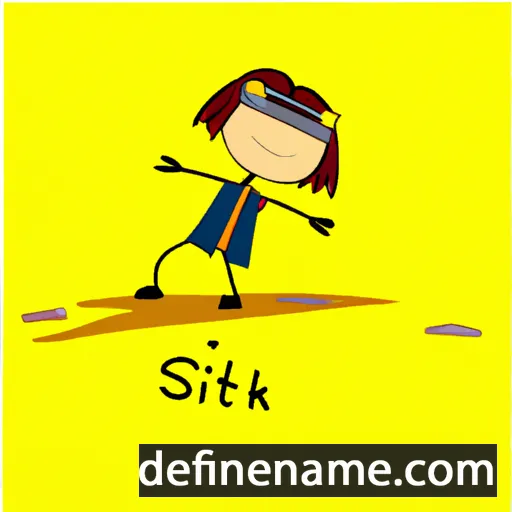 cartoon of the name Sikta