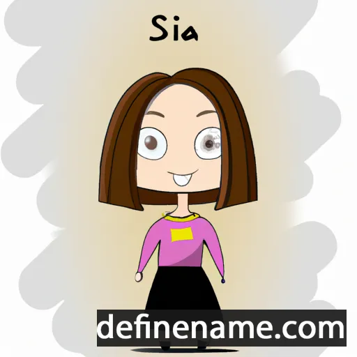 cartoon of the name Sila