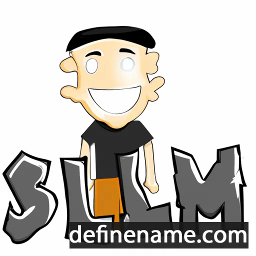 cartoon of the name Silam