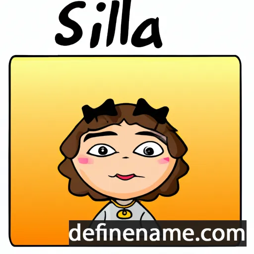 cartoon of the name Silfa