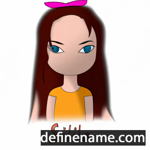 cartoon of the name Silina