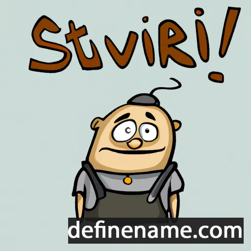 cartoon of the name Siliveriu