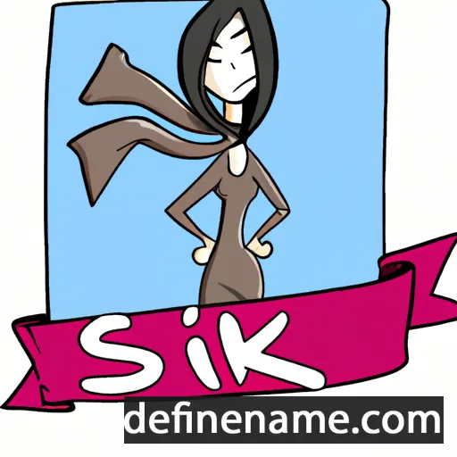 Silk cartoon