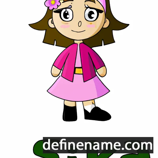 cartoon of the name Silka