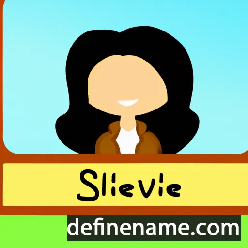 cartoon of the name Silvanie