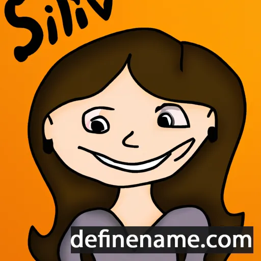 cartoon of the name Silvian