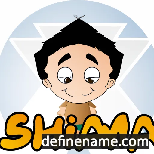 cartoon of the name Simah