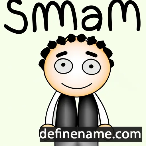 cartoon of the name Siman