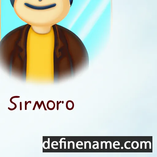 cartoon of the name Simforoza