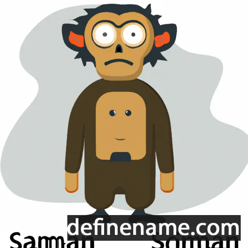 cartoon of the name Simian