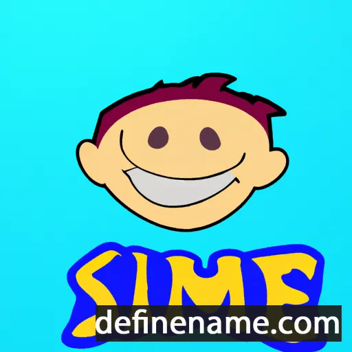 cartoon of the name Simie