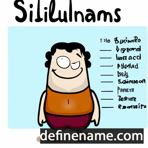 cartoon of the name Similianus