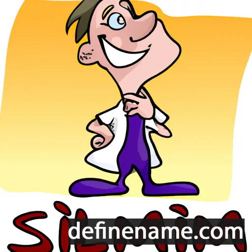 cartoon of the name Similien