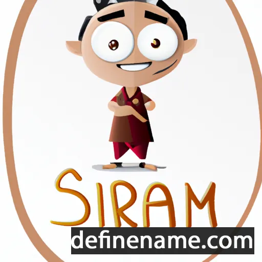 cartoon of the name Simiram