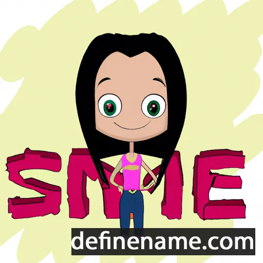 cartoon of the name Simmie