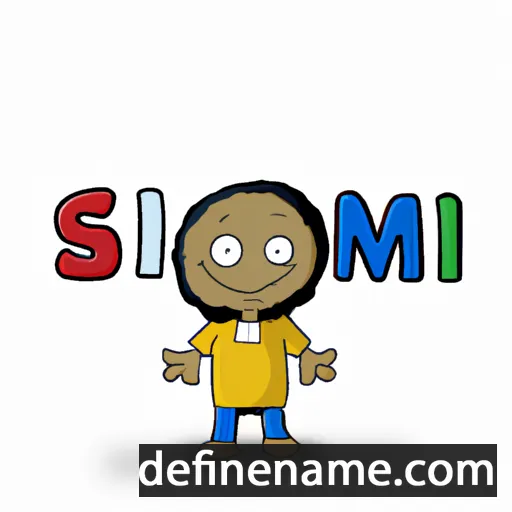 cartoon of the name Simmu