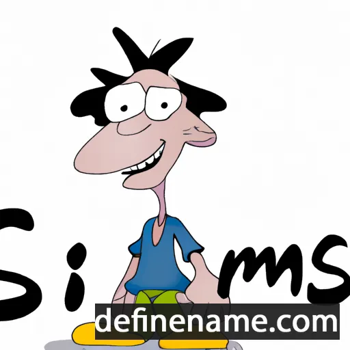 Simois cartoon