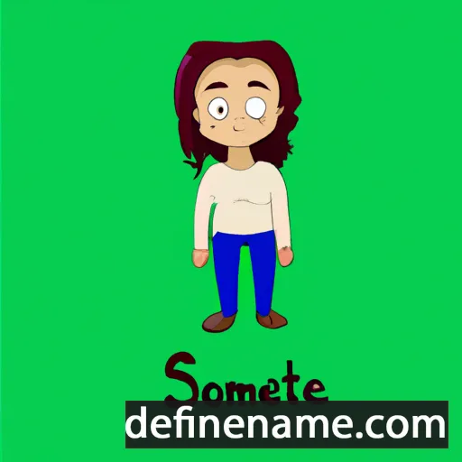 cartoon of the name Simonet