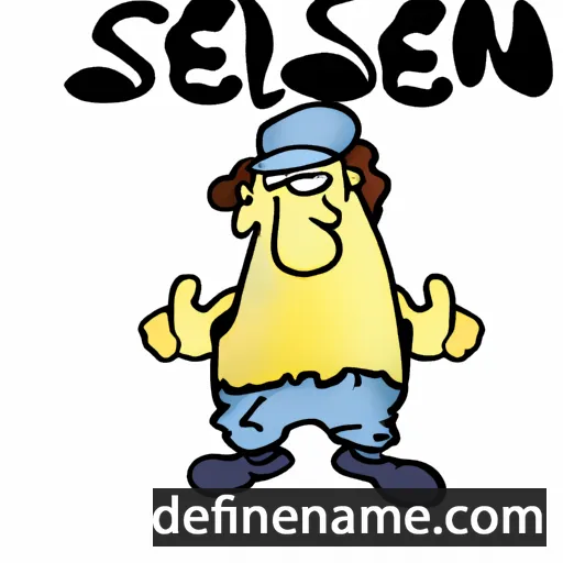 cartoon of the name Šlesen