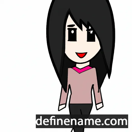 cartoon of the name Si-yeon