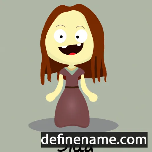 cartoon of the name Síða