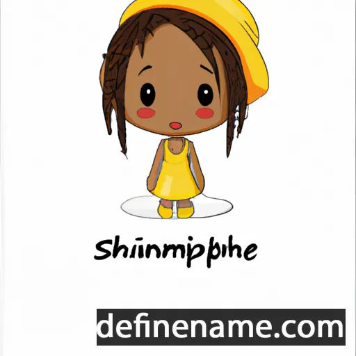 cartoon of the name Simphiwe